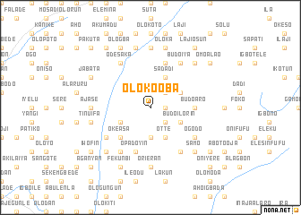 map of Oloko Oba