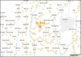 map of Oloko