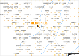 map of Olokun Ile