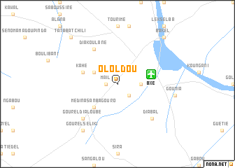 map of Ololdou