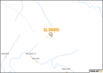 map of Olomani