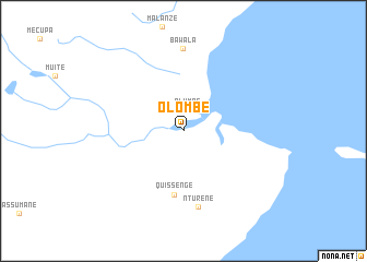 map of Olombe