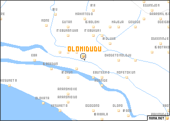 map of Olomidudu