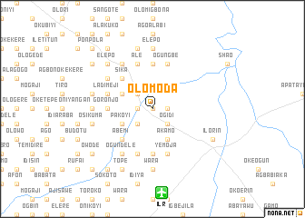 map of Olomoda