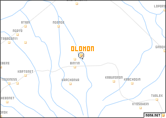 map of Olomon