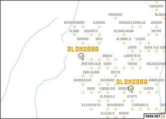 map of Olomo Oba