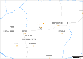 map of Olomo