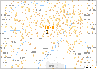 map of Olomo