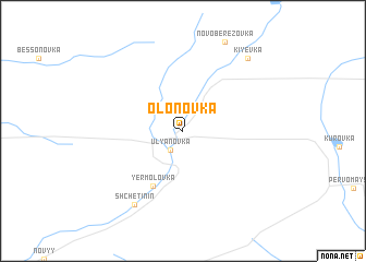 map of Olonovka