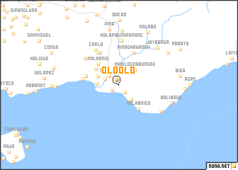 map of Oloolo