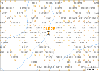 map of Olore