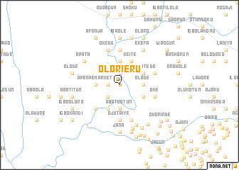 map of Olori Eru