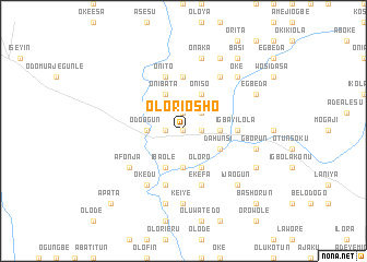 map of Olori Osho