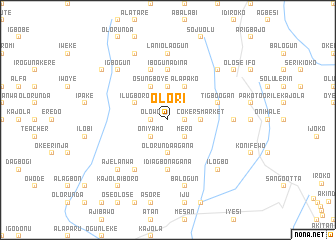 map of Olori