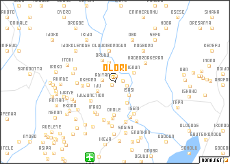 map of Olori