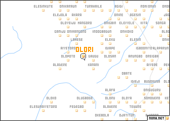 map of Olori