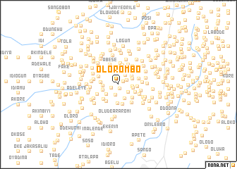 map of Olorombo