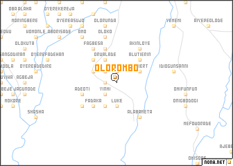 map of Olorombo