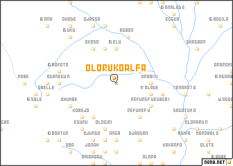 map of Oloruko Alfa