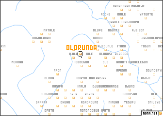 map of Olorunda