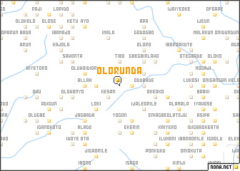 map of Olorunda