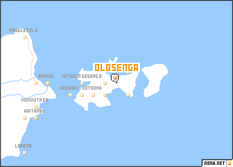 map of Olosenga