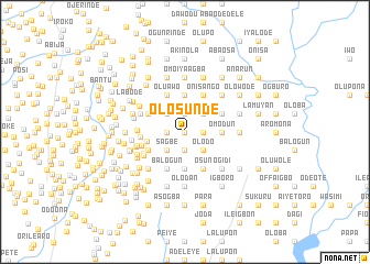 map of Olosunde