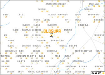 map of Olosupa