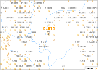 map of Olota