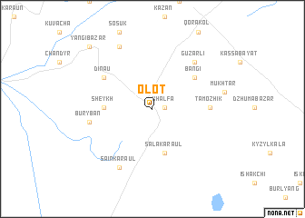 map of Olot