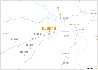 map of Olouma