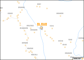 map of Olouo