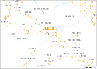 map of Olovo