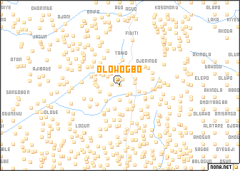 map of Olowogbo