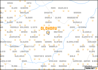 map of Oloworu