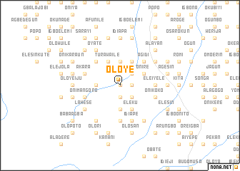 map of Oloye