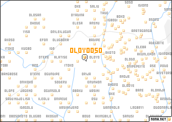 map of Oloyo Oso