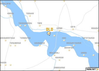 map of Olo