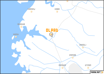 map of Olpād