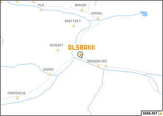 map of Olsbakk