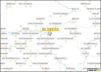 map of Olsberg