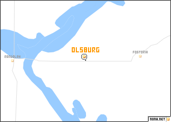 map of Olsburg