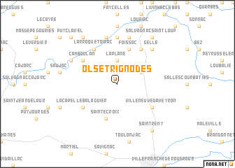 map of Ols-et-Rignodes