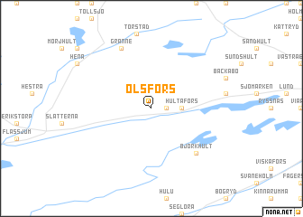 map of Olsfors