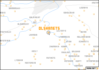 map of Ol\