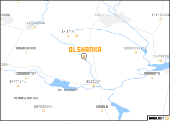 map of Olʼshanka