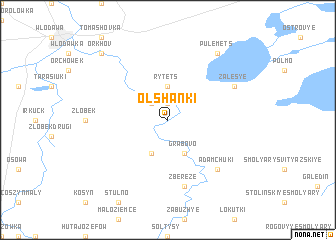 map of Olʼshanki