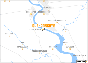 map of Olʼshanskoye