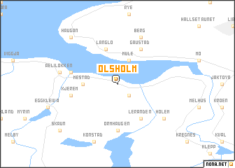 map of Ølsholm