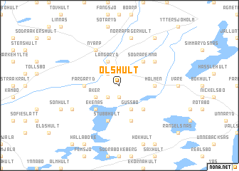 map of Olshult